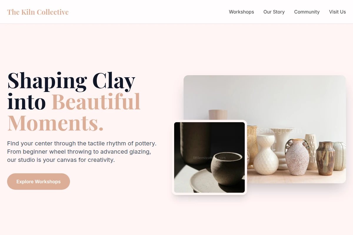 Matte Pottery Ceramic Studio